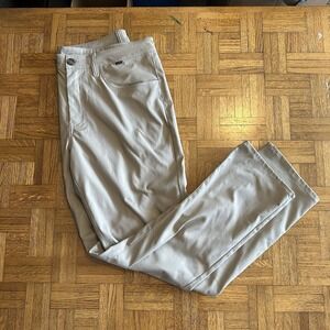 Travis Mathew Men's Khaki Chino Pants Size 36 Style #1MQ597 Golf Casual